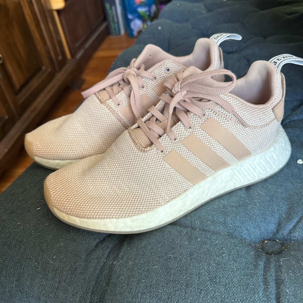 adidas Women’s Blush Pink NMD Lace-Up Sneakers